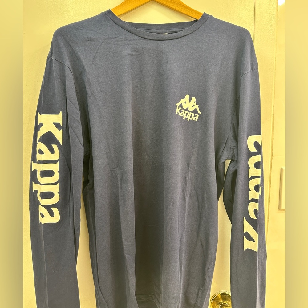 Navy Blue Kappa Long Sleeve Shirt